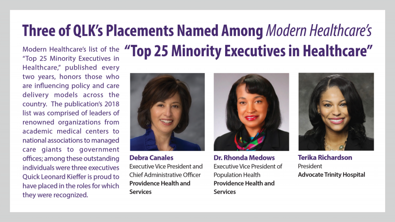 Top 25 Minority Executives in Healthcare
